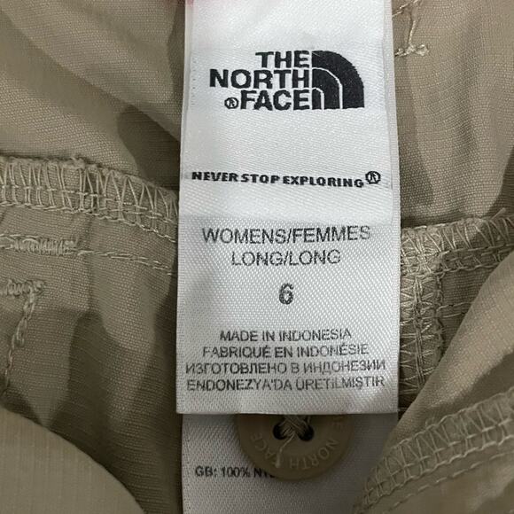 The North Face Long Khaki Shorts Women’s Sz 6 - Picture 4 of 4